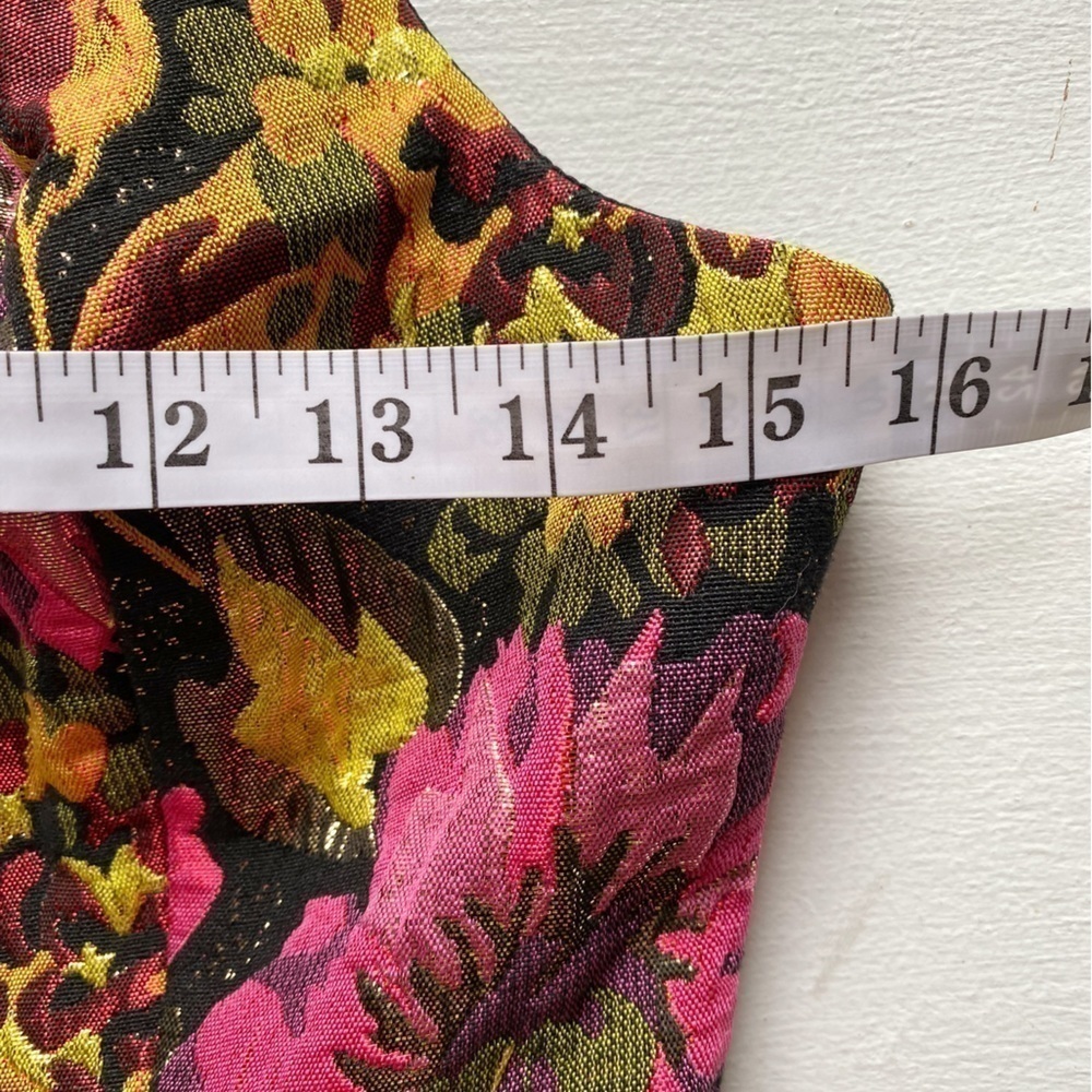 Gianni Bini Brocade floral and metallic dress - Picture 9 of 15